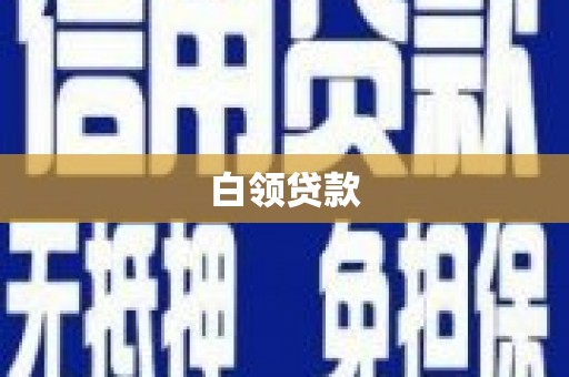 紫阳白领贷款