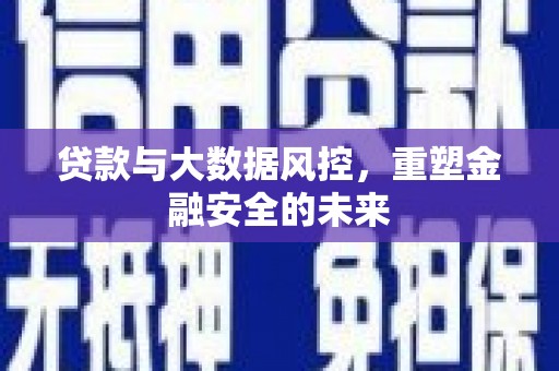紫阳贷款与大数据风控，重塑金融安全的未来