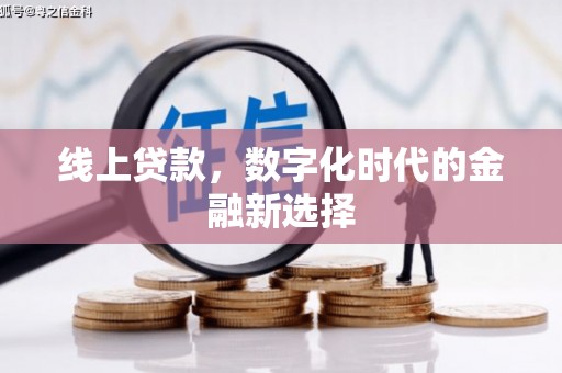 紫阳线上贷款，数字化时代的金融新选择