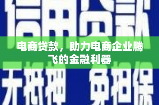 紫阳电商贷款，助力电商企业腾飞的金融利器