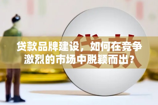 紫阳贷款品牌建设，如何在竞争激烈的市场中脱颖而出？