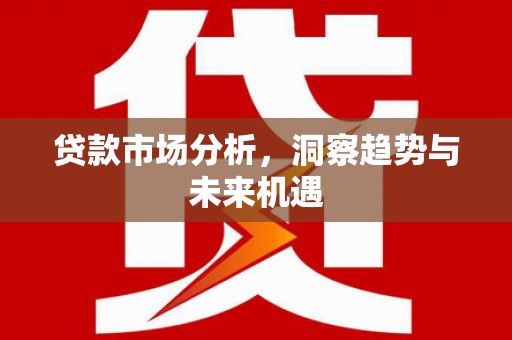 紫阳贷款市场分析，洞察趋势与未来机遇