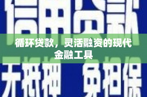 紫阳循环贷款，灵活融资的现代金融工具