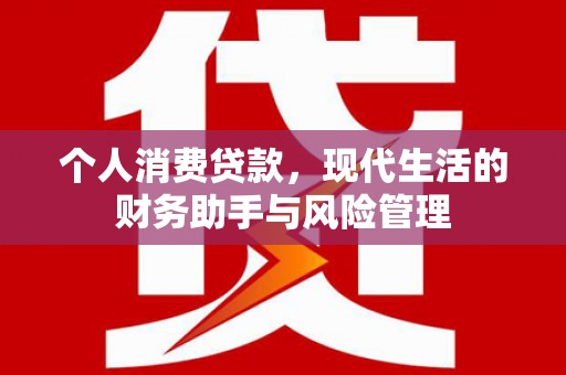 紫阳个人消费贷款，现代生活的财务助手与风险管理