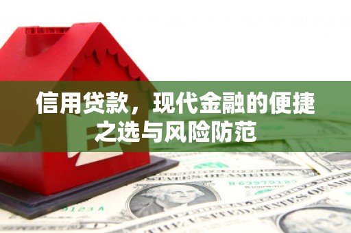紫阳信用贷款，现代金融的便捷之选与风险防范