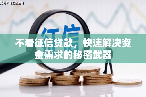 紫阳不看征信贷款，快速解决资金需求的秘密武器