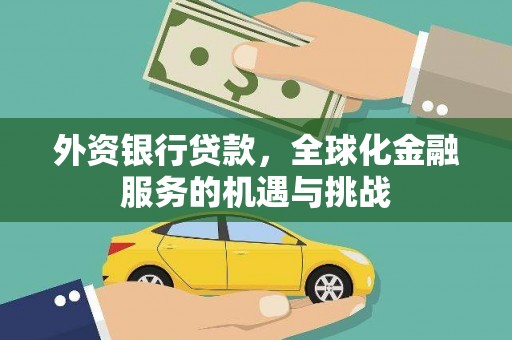 紫阳外资银行贷款，全球化金融服务的机遇与挑战