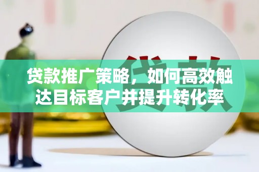 紫阳贷款推广策略，如何高效触达目标客户并提升转化率