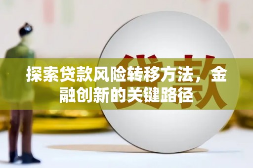 紫阳探索贷款风险转移方法，金融创新的关键路径