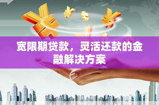 紫阳宽限期贷款，灵活还款的金融解决方案