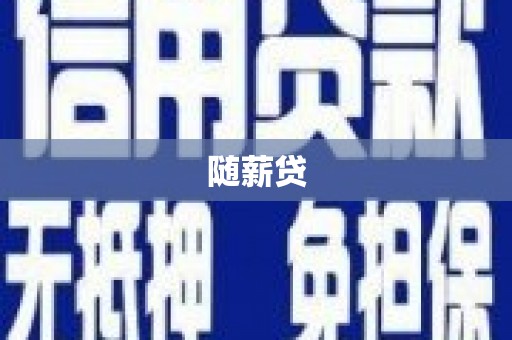 紫阳随薪贷