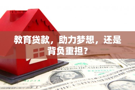 紫阳教育贷款，助力梦想，还是背负重担？