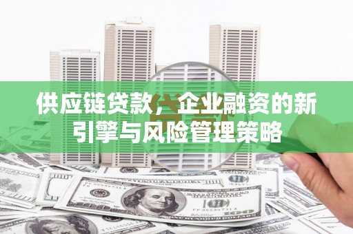 紫阳供应链贷款，企业融资的新引擎与风险管理策略