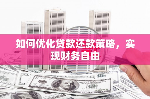 紫阳如何优化贷款还款策略，实现财务自由