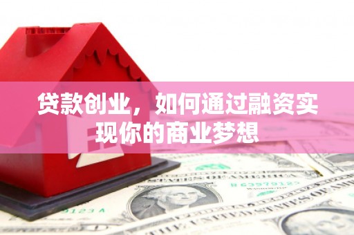 紫阳贷款创业，如何通过融资实现你的商业梦想