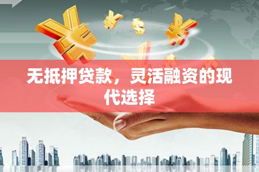 紫阳无抵押贷款，灵活融资的现代选择