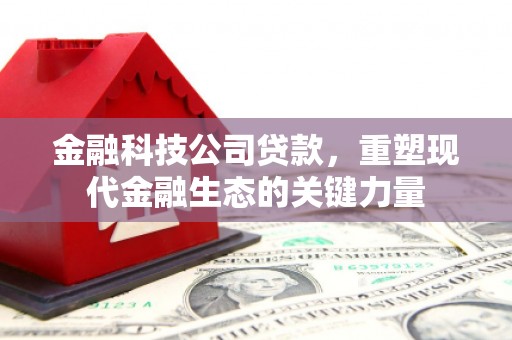 紫阳金融科技公司贷款，重塑现代金融生态的关键力量