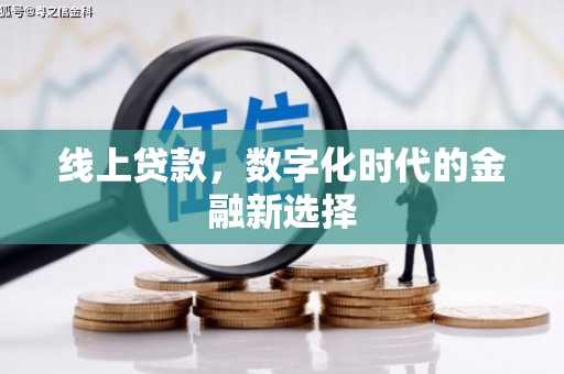 紫阳线上贷款，数字化时代的金融新选择