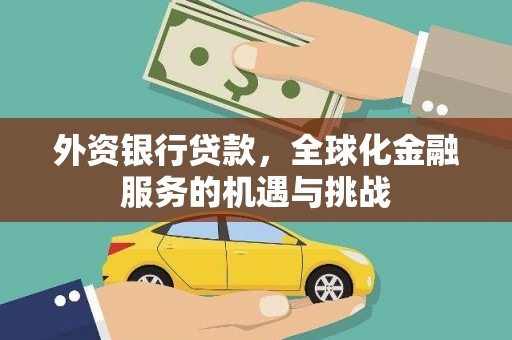 紫阳外资银行贷款，全球化金融服务的机遇与挑战