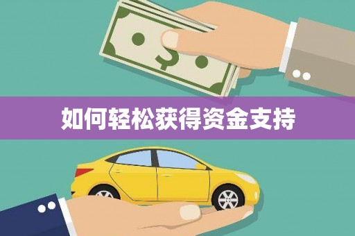 紫阳如何轻松获得资金支持
